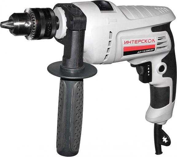 Дрель ударная Интерскол ДУ-13/580ЭР 580Вт патрон:кулачковый реверс фото 1