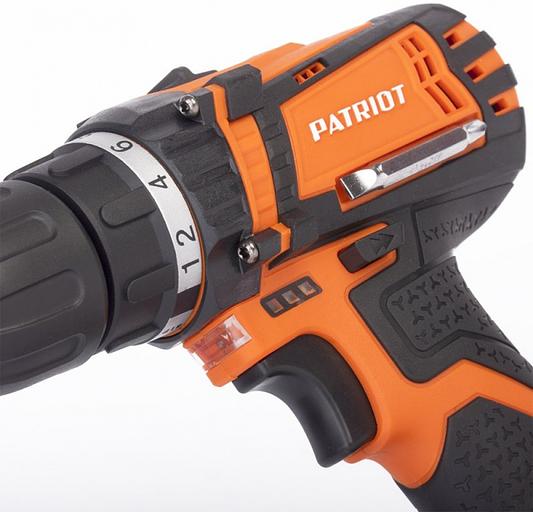 Дрель-шуруповерт Patriot BR 181UES аккум. патрон:быстрозажимной (кейс в комплекте) фото 3