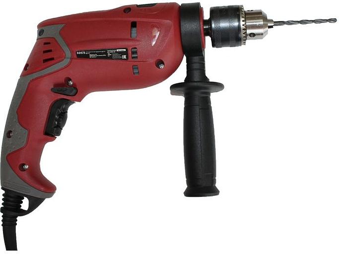 Дрель ударная Oasis DU-60 600Вт ключевой реверс фото 2