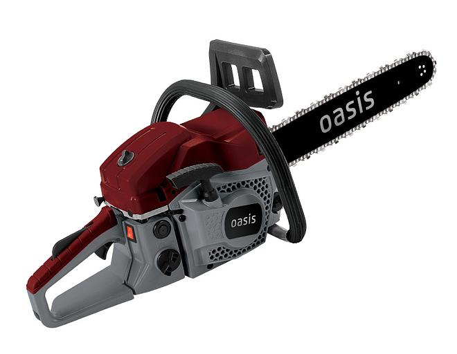 Бензопила Oasis GS-4516 (R) 2000Вт 2.7л.с. дл.шин.:16" (40cm) фото 1