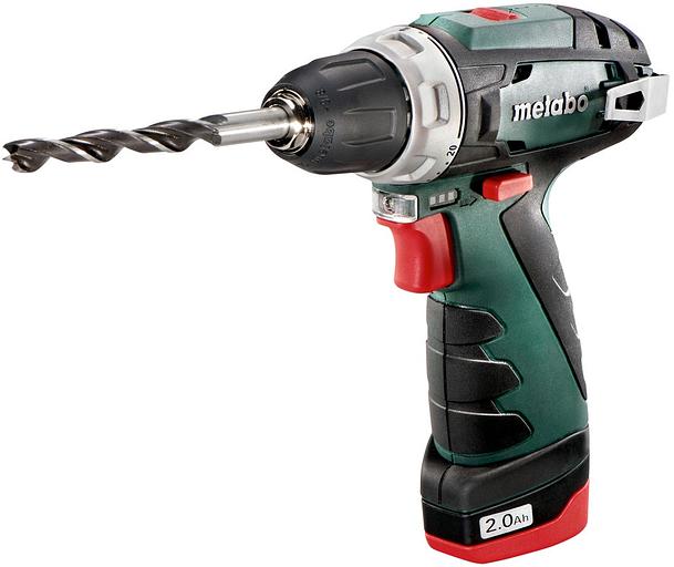 Дрель-шуруповерт Metabo PowerMaxx BS аккум. патрон:быстрозажимной (кейс в комплекте) фото 1