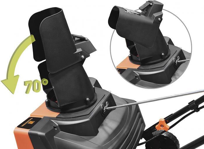 Снегоуборщик электрический Carver STE 2146 2.1кВт фото 3