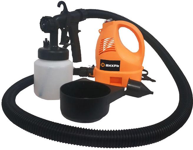 Краскопульт Вихрь ЭКП-700В 700Вт бак:800мл 1000гр/мин фото 1