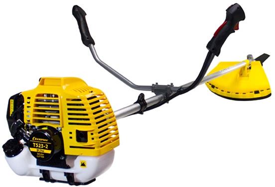 Триммер бензиновый Champion T523-2 1400Вт 1.9л.с. разбор.штан. реж.эл.:леска/нож фото 1