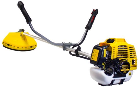 Триммер бензиновый Champion T523-2 1400Вт 1.9л.с. разбор.штан. реж.эл.:леска/нож фото 2