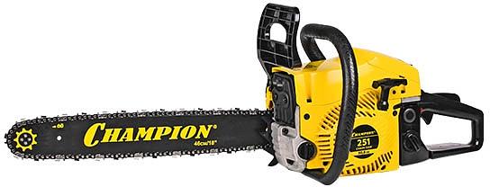 Бензопила Champion 251-18 2300Вт 3.13л.с. дл.шин.:18" (45cm) фото 2