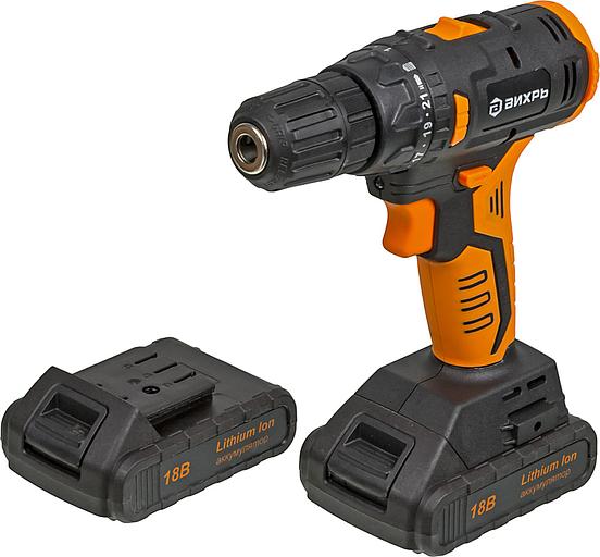 Дрель-шуруповерт Вихрь ДА-18Л-2К/Б аккум. патрон:быстрозажимной (кейс в комплекте) фото 4