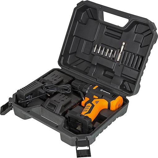 Дрель-шуруповерт Вихрь ДА-18Л-2К/Б аккум. патрон:быстрозажимной (кейс в комплекте) фото 10