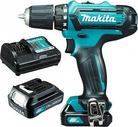 Дрель-шуруповерт Makita DF333DWYE аккум. патрон:быстрозажимной (кейс в комплекте) фото 2