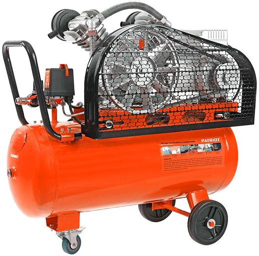 Компрессор поршневой Patriot PTR 50-450A масляный 450л/мин 50л 2200Вт оранжевый/черный фото 2