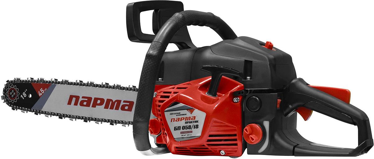 Бензопила Парма БП 058/18 2200Вт 3л.с. дл.шин.:18" (45cm) фото 1