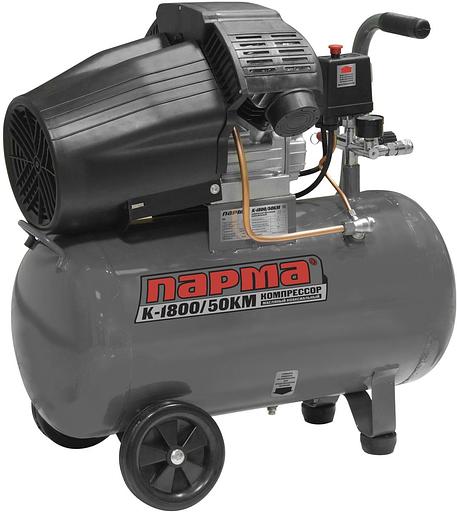 Компрессор поршневой Парма K-1800/50КМ масляный 285л/мин 50л 1800Вт серый/черный фото 1
