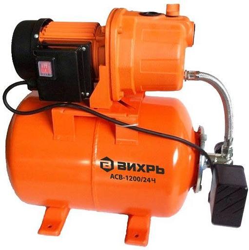 Насосная станция напорный Вихрь АСВ-1200/24Ч 1200Вт 4200л/час фото 1