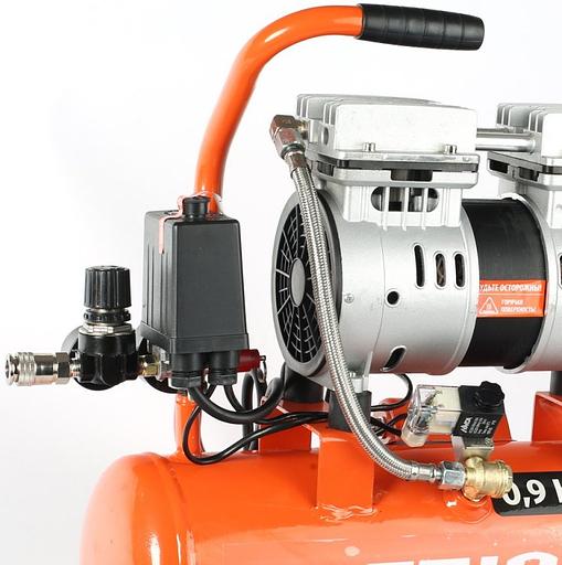 Компрессор поршневой Patriot WO 10-120 безмасляный 120л/мин 10л 650Вт оранжевый фото 3