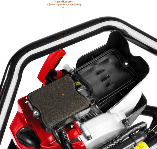 Мотобур Зубр МБ2-250 профес. 2-х такт. 1800Вт 2.45л.с. 52см3 8800об/мин фото 7