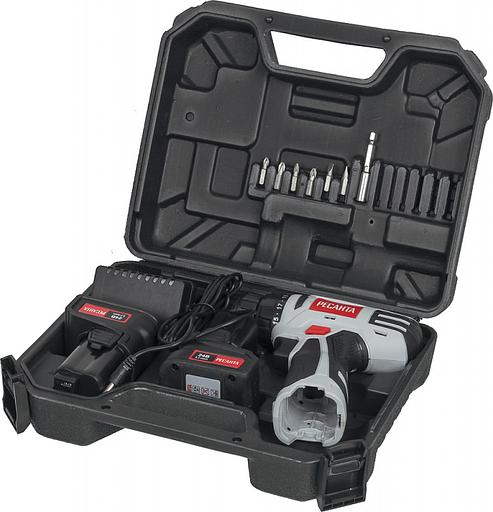 Дрель-шуруповерт Ресанта ДА-24-2ЛК аккум. патрон:быстрозажимной (кейс в комплекте) фото 10