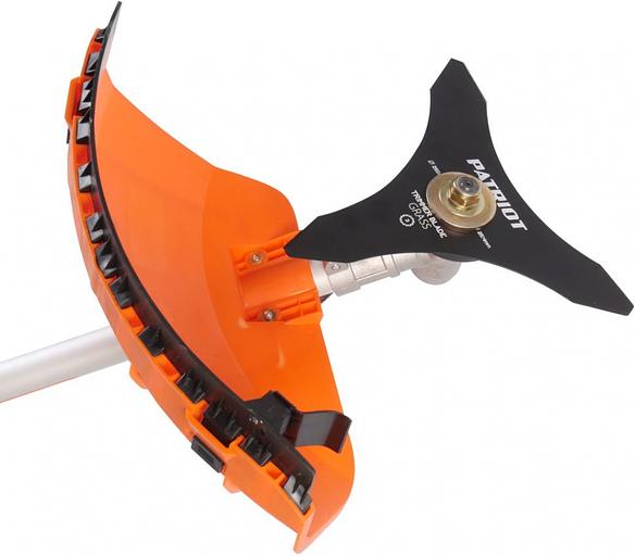 Триммер бензиновый Patriot PT 553 (1+1) 2200Вт 3л.с. неразбор.штан. реж.эл.:леска/нож фото 7