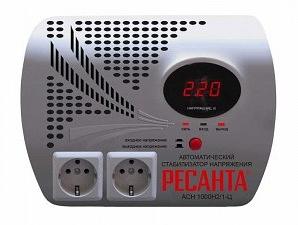 Стабилизатор напряжения Ресанта АСН-1000 Н2/1-Ц электронный однофазный серый фото 1