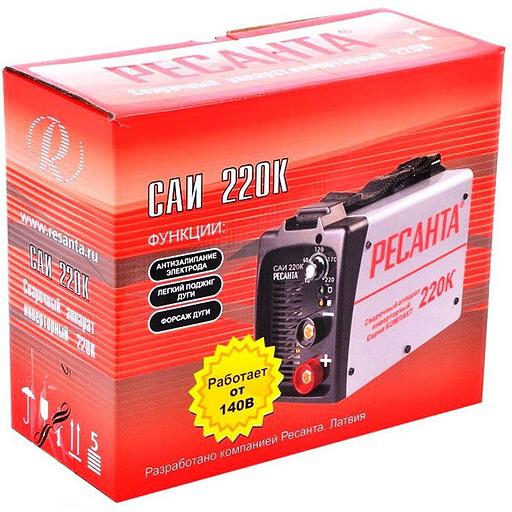 Сварочный аппарат Ресанта САИ-220К инвертор ММА DC фото 7