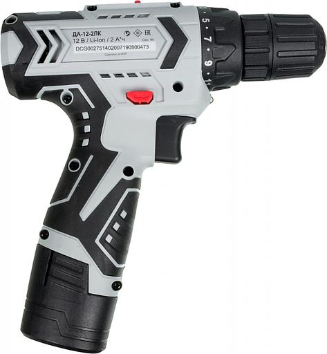 Дрель-шуруповерт Ресанта ДА-12-2ЛК аккум. патрон:быстрозажимной (кейс в комплекте) фото 3