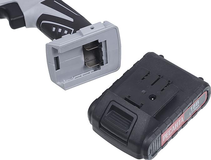 Дрель-шуруповерт ударная Ресанта ДА-18-2ЛК-У аккум. патрон:быстрозажимной (кейс в комплекте) фото 6