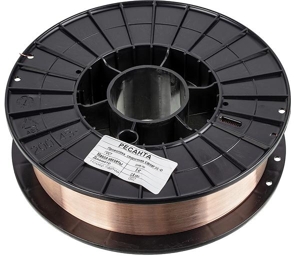 Проволока сварочная Ресанта 71/6/53 D0.8мм 5000гр фото 2