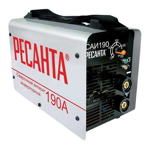 Сварочный аппарат Ресанта САИ-190 инвертор ММА DC фото 1