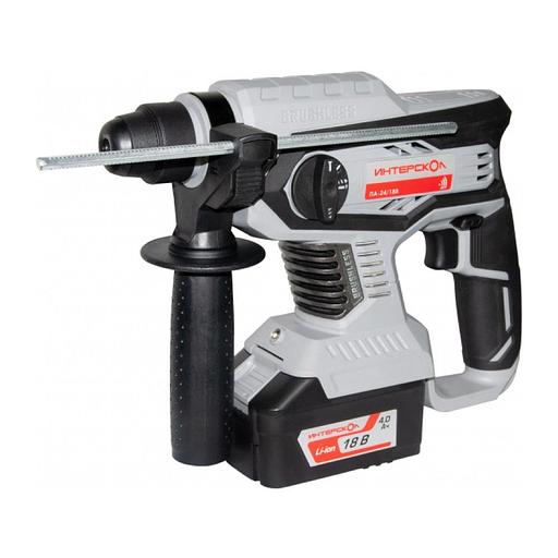 Перфоратор Интерскол ПА-24/18В патрон:SDS-plus уд.:2.2Дж аккум. (кейс в комплекте) фото 1