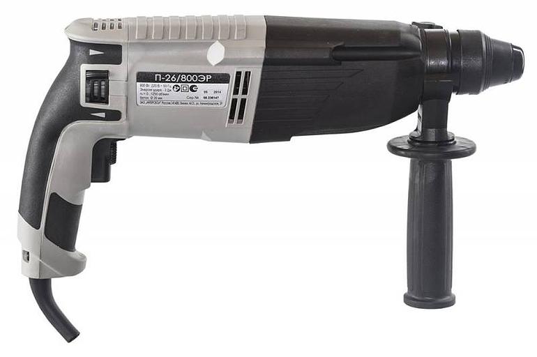 Перфоратор Интерскол П-26/800ЭР патрон:SDS-plus уд.:3Дж 780Вт (кейс в комплекте) фото 3