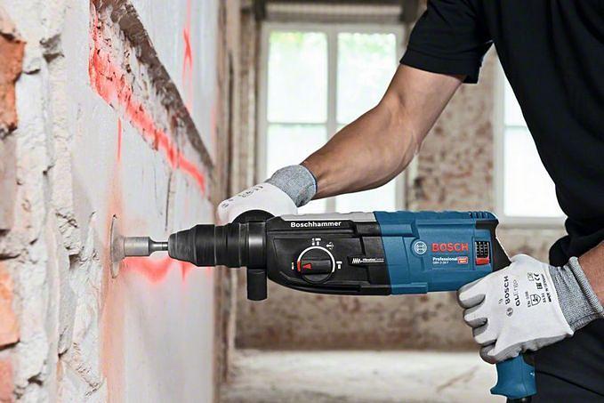 Перфоратор Bosch GBH 2-28 F патрон:SDS-plus уд.:3.2Дж 880Вт (кейс в комплекте) фото 4