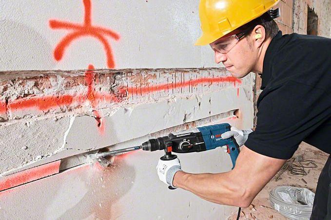 Перфоратор Bosch GBH 2-28 F патрон:SDS-plus уд.:3.2Дж 880Вт (кейс в комплекте) фото 5