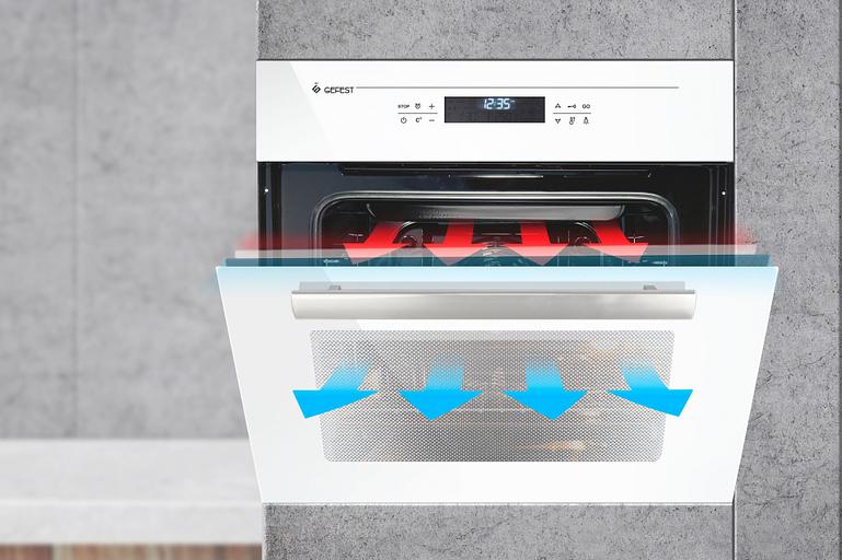 Духовой шкаф Электрический Gefest ЭДВ ДА 622-04 БS белый фото 2