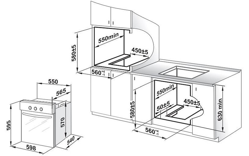 Духовой шкаф Электрический Gefest ЭДВ ДА 622-04 БS белый фото 4