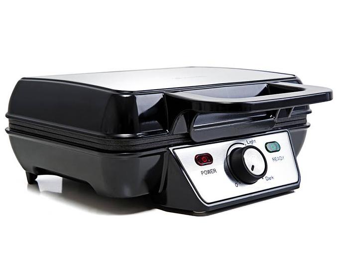 Вафельница Kitfort KT-1620 920Вт серебристый/черный фото 4