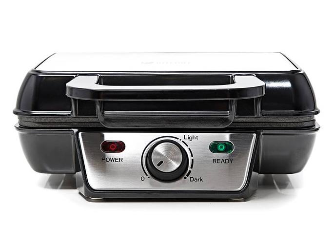 Вафельница Kitfort KT-1620 920Вт серебристый/черный фото 5