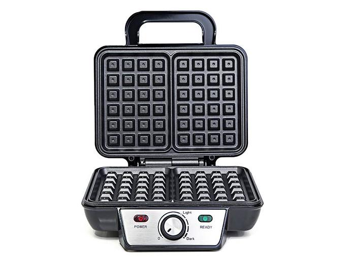 Вафельница Kitfort KT-1620 920Вт серебристый/черный фото 6