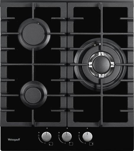 Газовая варочная поверхность Weissgauff HGG 451 BFh черный фото 1