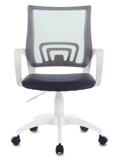 Кресло Бюрократ CH-W695NLT темно-серый TW-04 TW-12 сетка/ткань крестовина пластик пластик белый фото 2