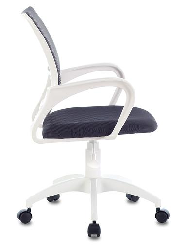 Кресло Бюрократ CH-W695NLT темно-серый TW-04 TW-12 сетка/ткань крестовина пластик пластик белый фото 3