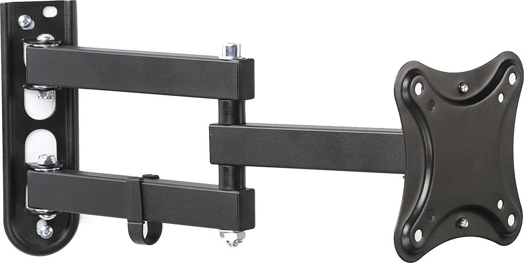 Кронштейн для телевизора Hama R1 118153 черный 10"-27" макс.15кг настенный поворот фото 1