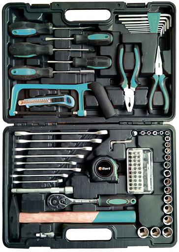 Набор инструментов Bort BTK-89 89 предметов (жесткий кейс) фото 1