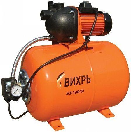 Насосная станция напорный Вихрь АСВ-1200/50 1200Вт 4200л/час фото 1