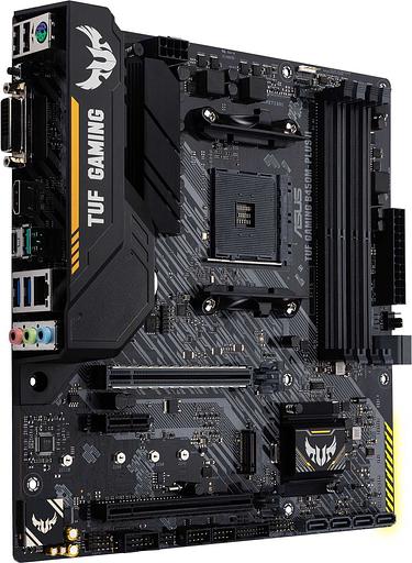Материнская плата Asus TUF GAMING B450M-PLUS II Soc-AM4 AMD B450 4xDDR4 mATX AC`97 8ch(7.1) GbLAN RAID+DVI+HDMI фото 3