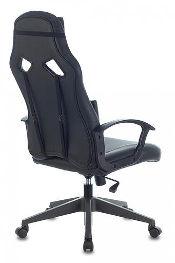 Кресло игровое Бюрократ ZOMBIE DRIVER черный/красный искусственная кожа с подголов. крестовина пластик фото 4