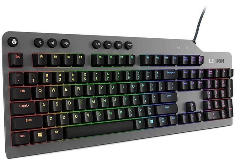 Клавиатура Lenovo Legion K500 RGB механическая черный USB Multimedia for gamer LED (подставка для запястий) фото 8