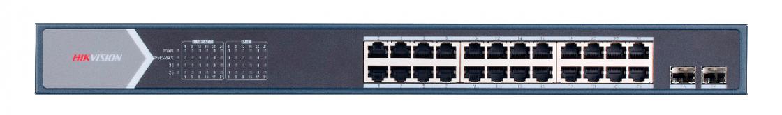 Коммутатор Hikvision DS-3E1526P-E управляемый фото 1