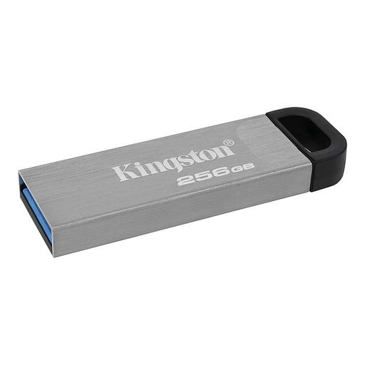Флеш Диск Kingston 256Gb DataTraveler Kyson DTKN/256GB USB3.1 серебристый/черный фото 2