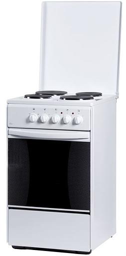 Плита Электрическая Flama AE 1409 W белый эмаль (эмалированная крышка) фото 1
