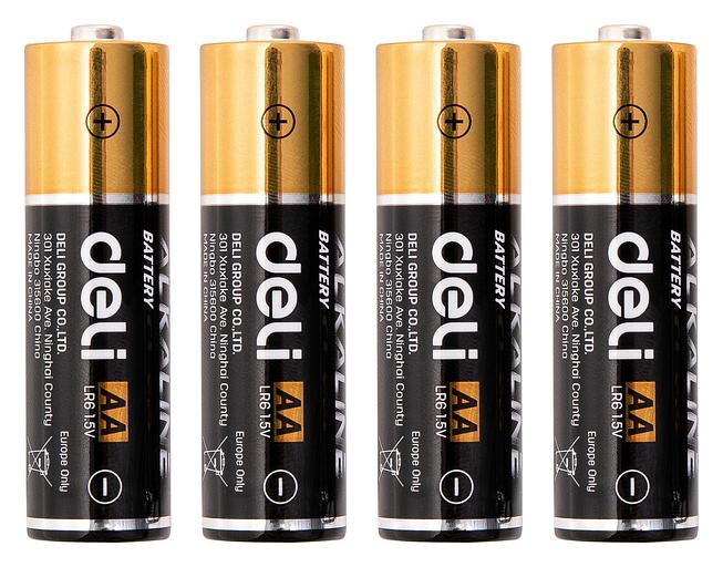 Батарея Deli E18501 AA (4шт) блистер фото 1