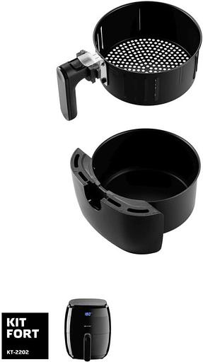 Аэрогриль Kitfort КТ-2202 1500Вт черный фото 4